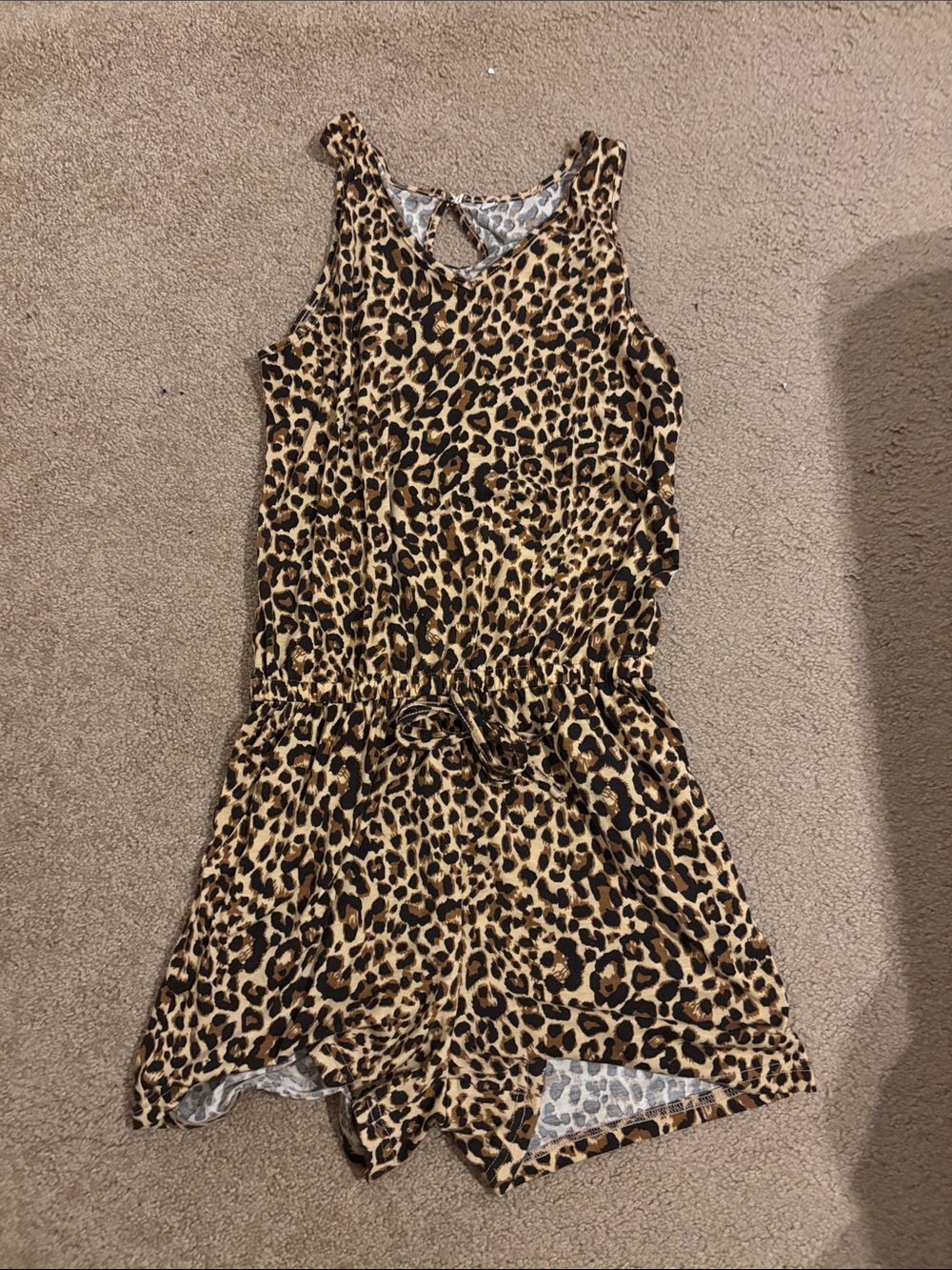 Leopard Cheetah Print Romper